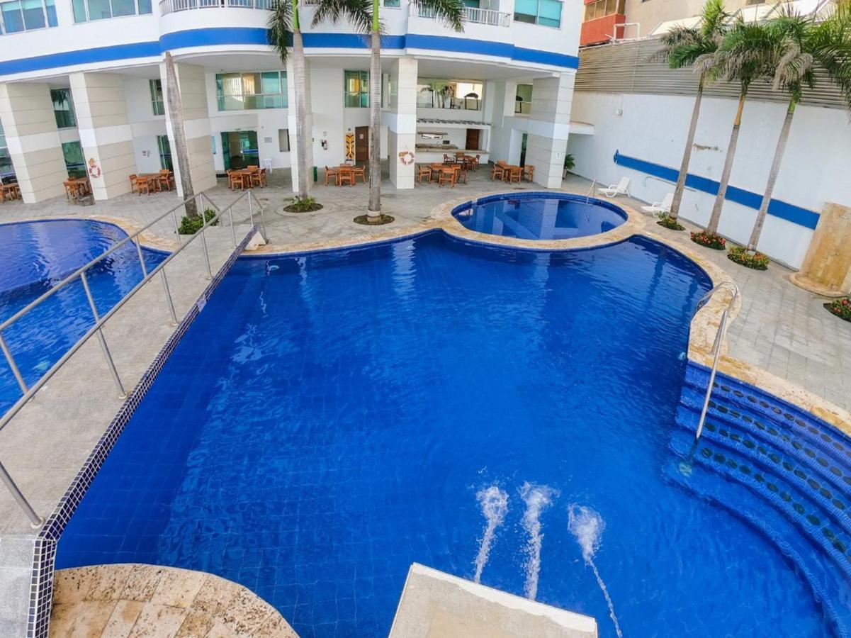 2 Bedroom Beachfront 2p1-al2 With Pool And Wifi Cartagena